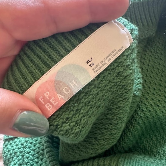 Free People Hailee Sweater Set in Green | NWOT - Picture 3 of 5